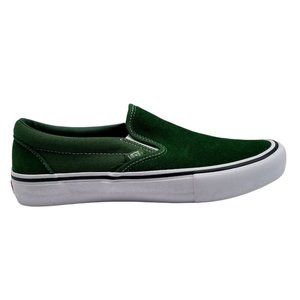 green slip on vans